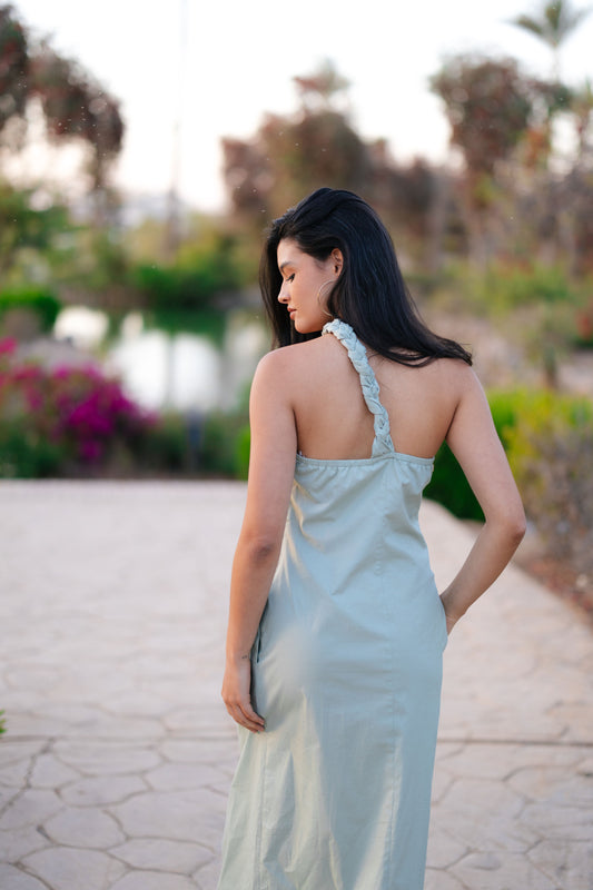 Asymmetric Braided Dress