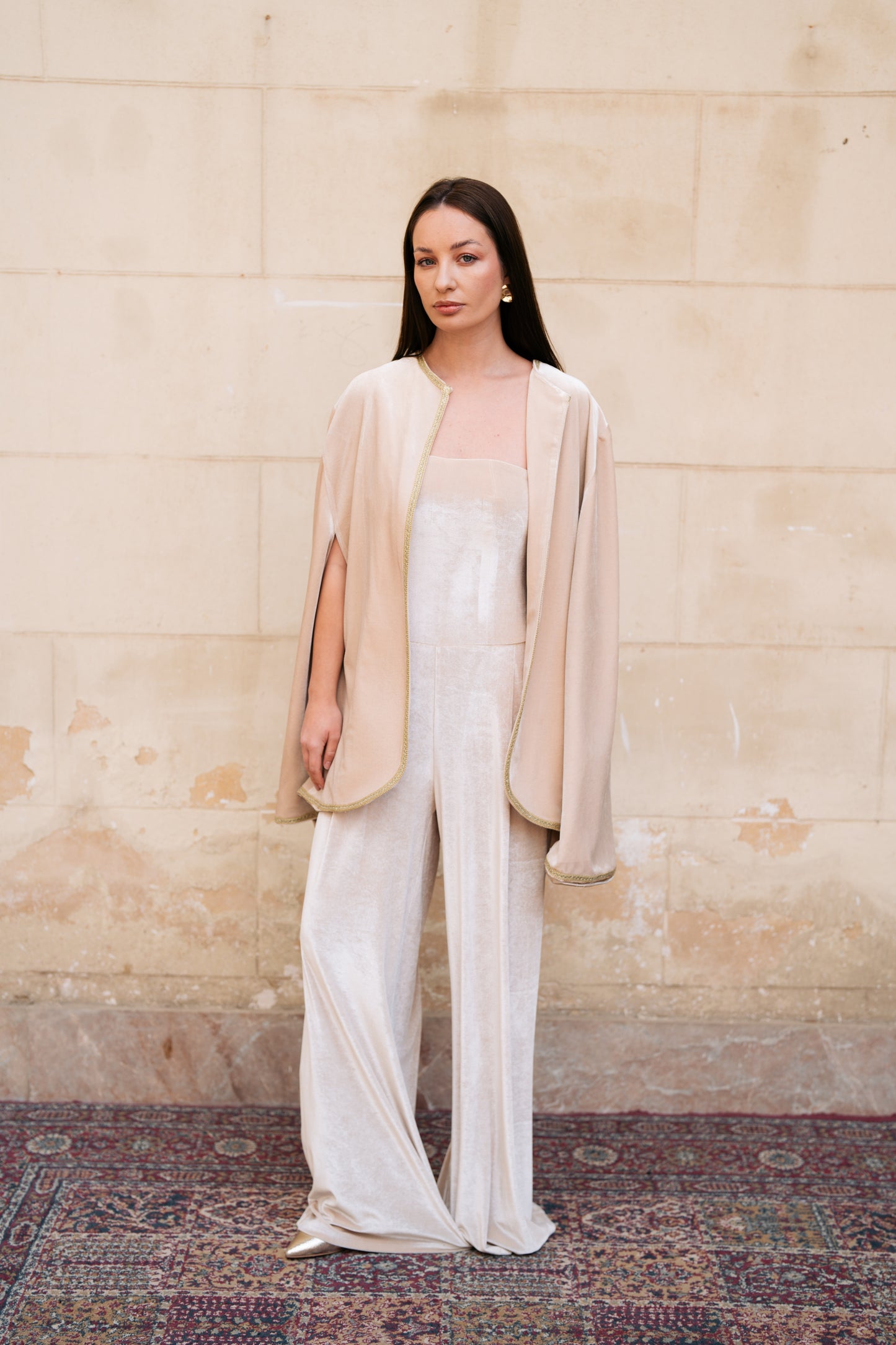 Velvet Cape Kaftan