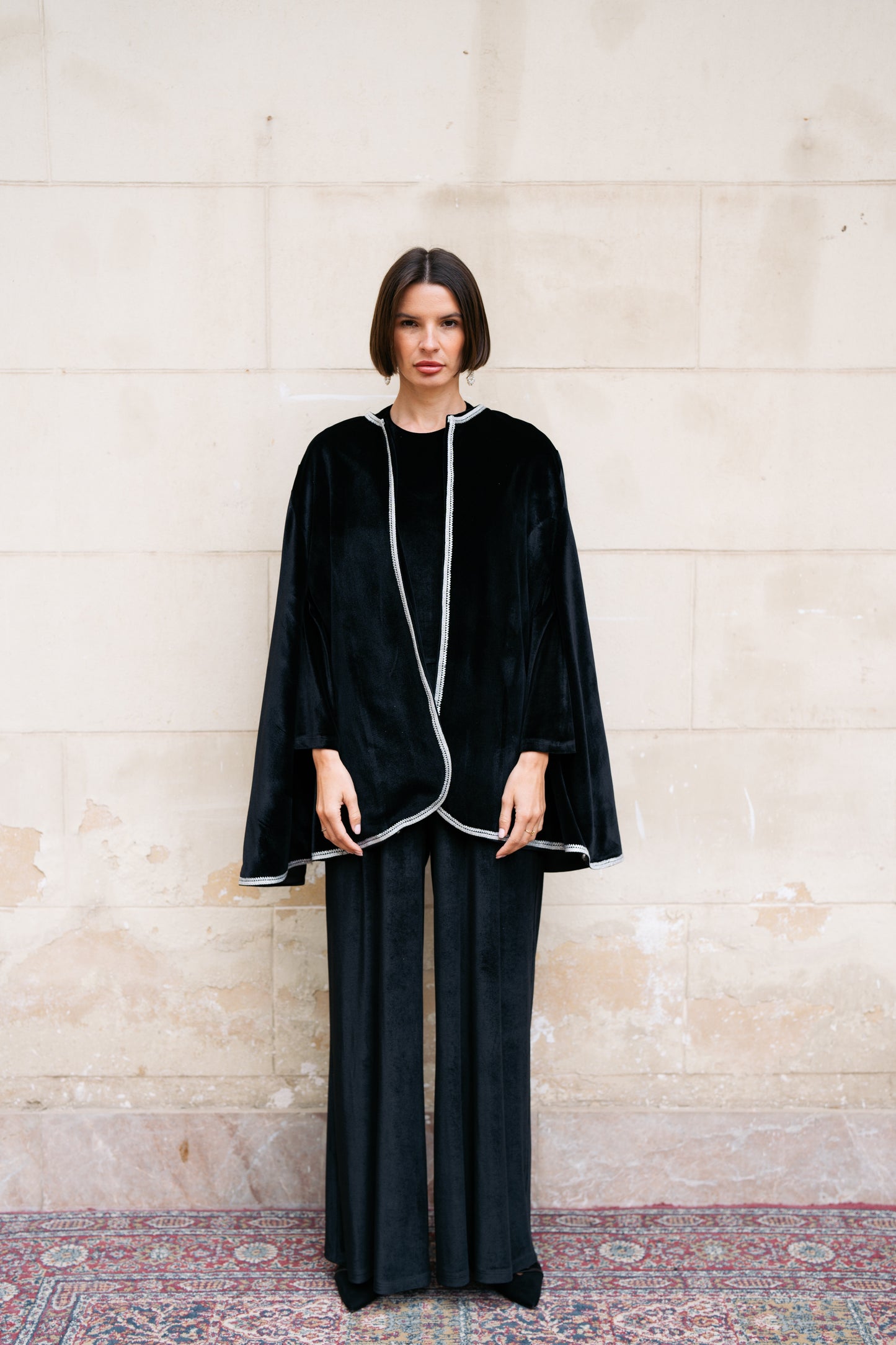 Velvet Cape Kaftan
