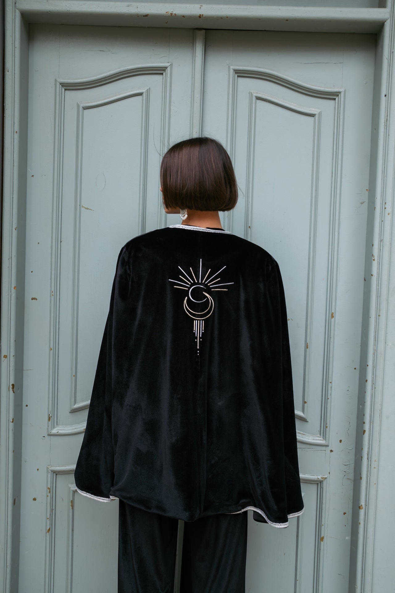 Velvet Cape Kaftan