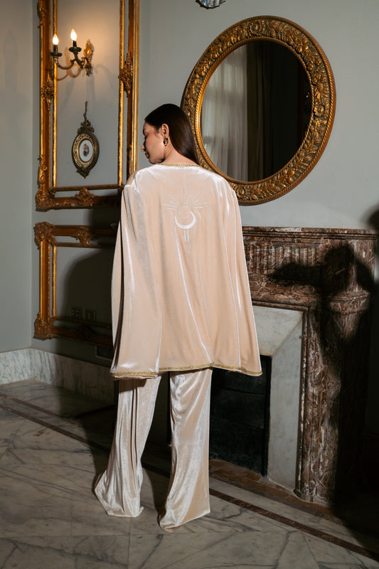 Velvet Cape Kaftan