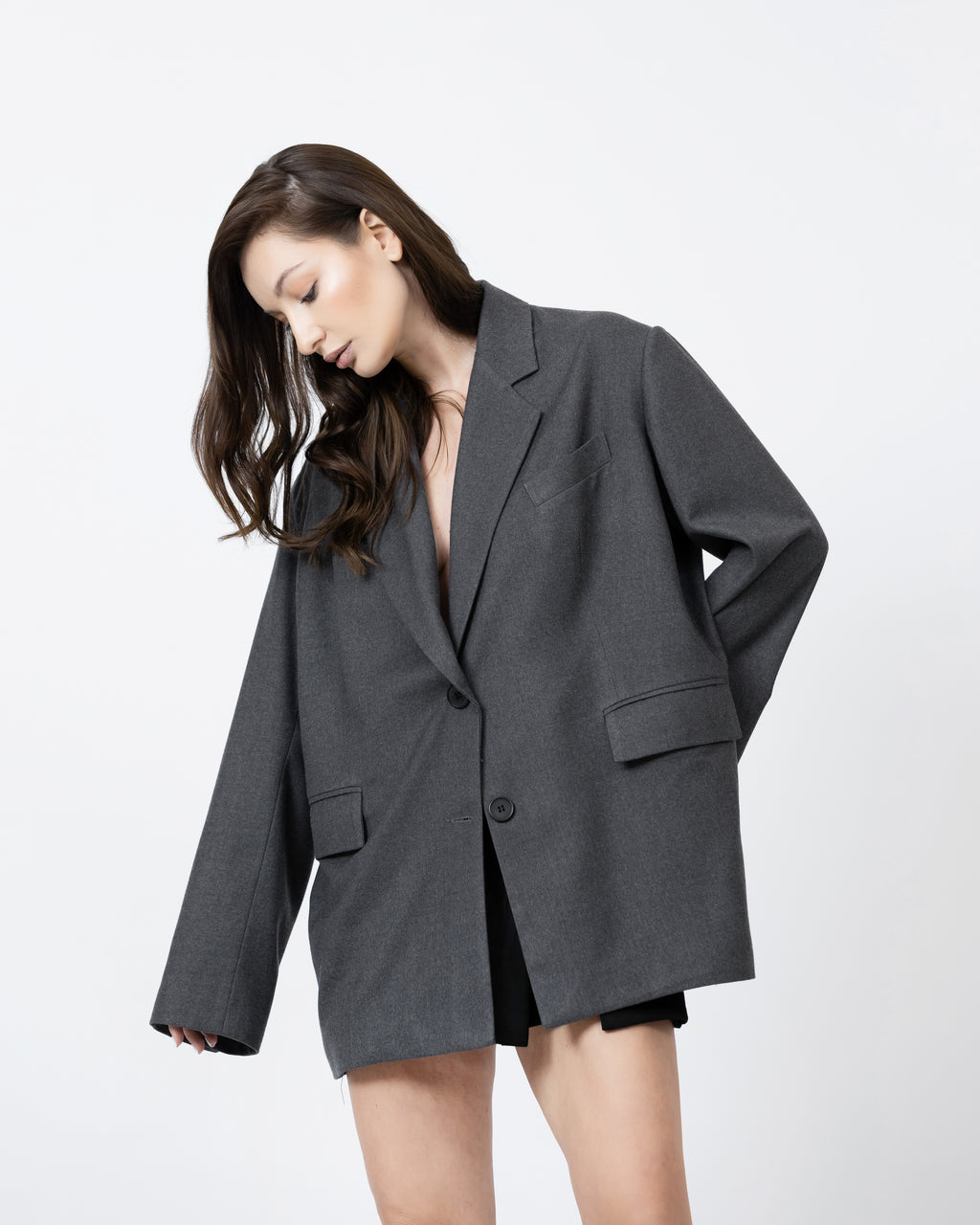 Open Back Blazer Set