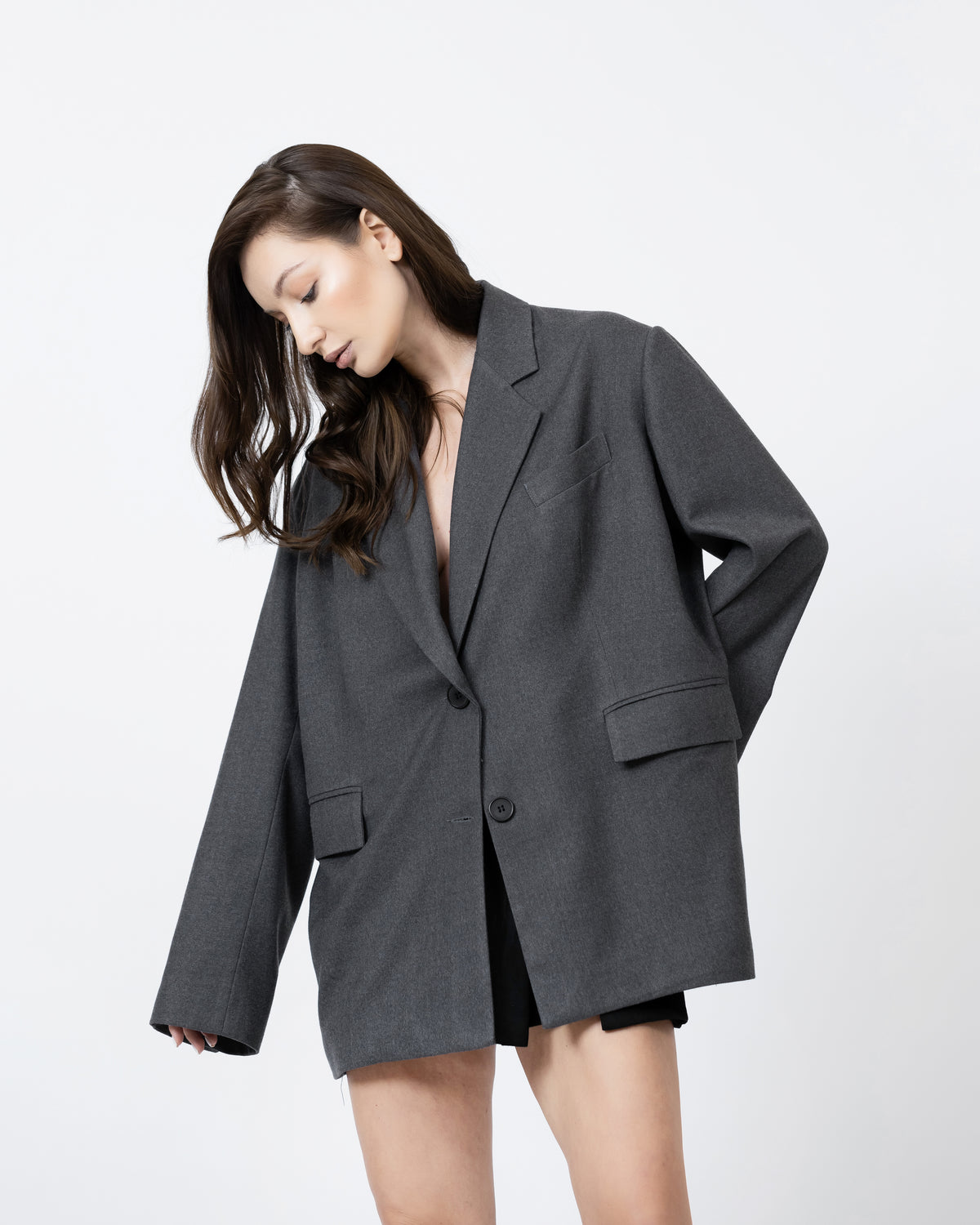 Open Back Blazer Set