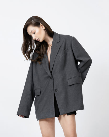Open Back Blazer Set