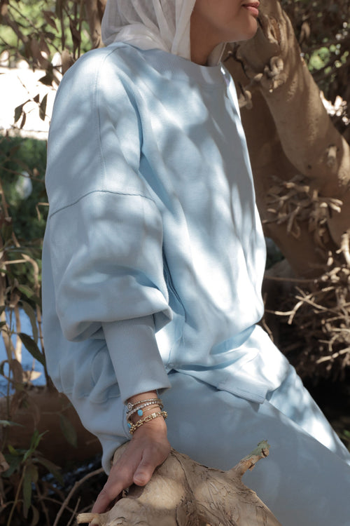 Baby Blue Two Piece