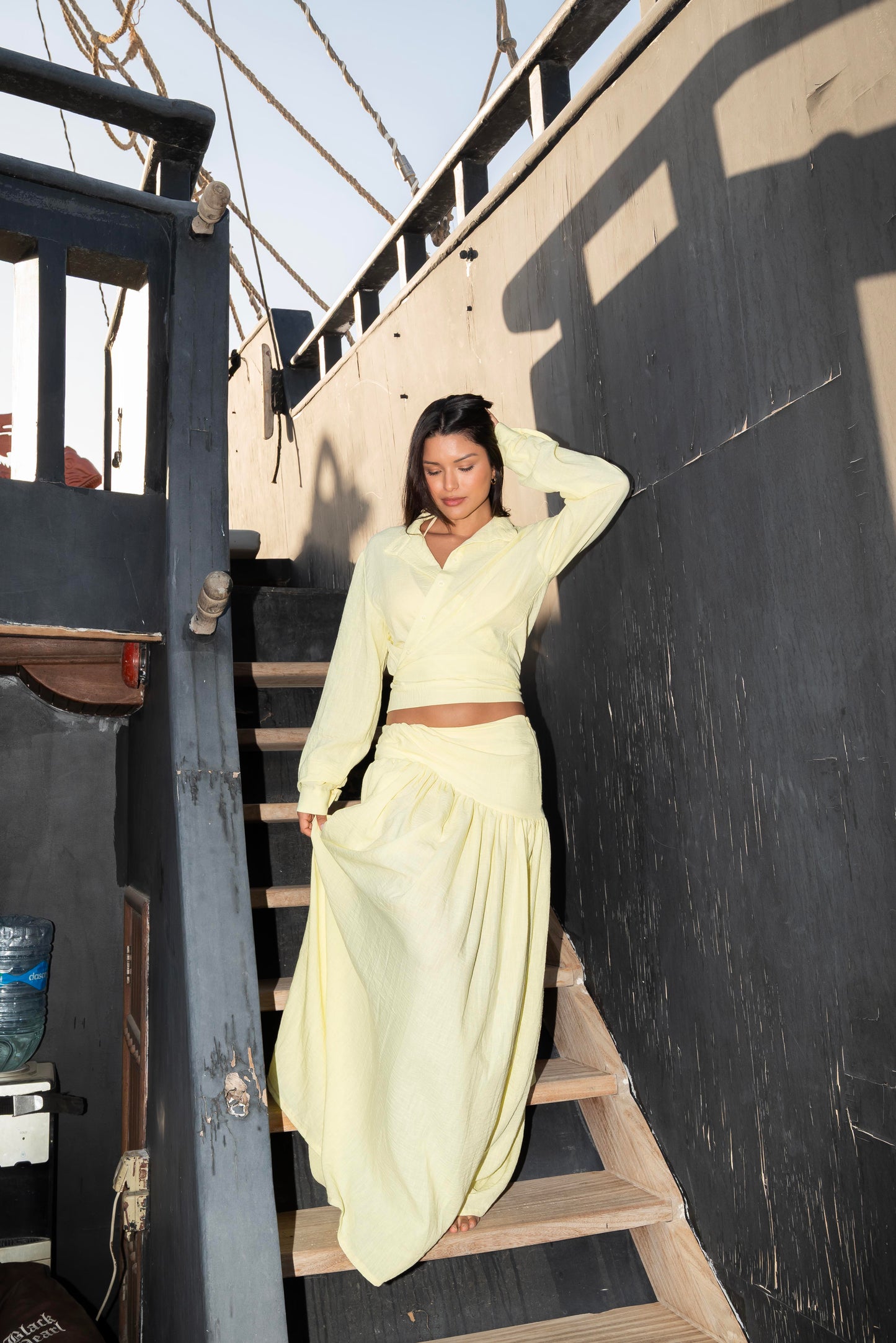 Wrap Skirt Set