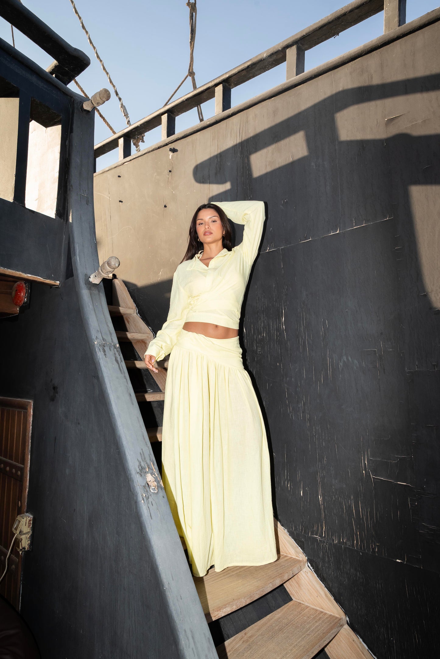 Wrap Skirt Set