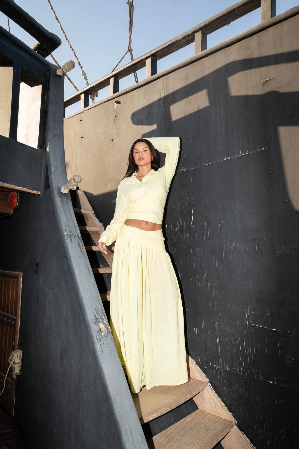 Wrap Skirt Set