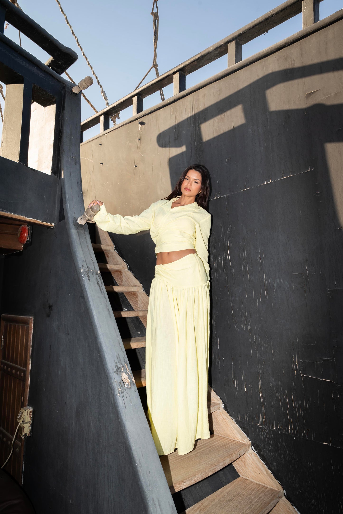 Wrap Skirt Set
