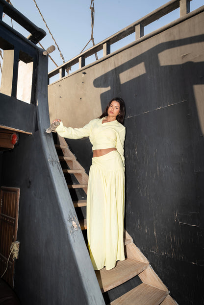 Wrap Skirt Set