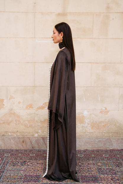 Brown Suede Kaftan
