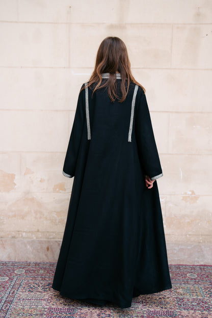 Detailed Wool Kaftan