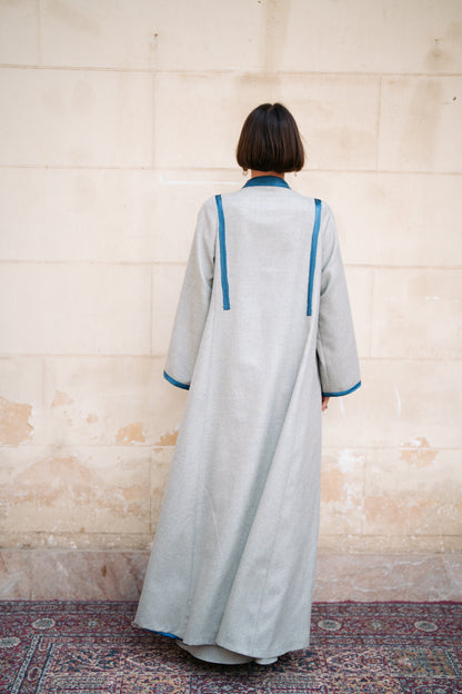 Detailed Wool Kaftan