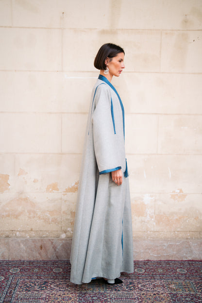Detailed Wool Kaftan