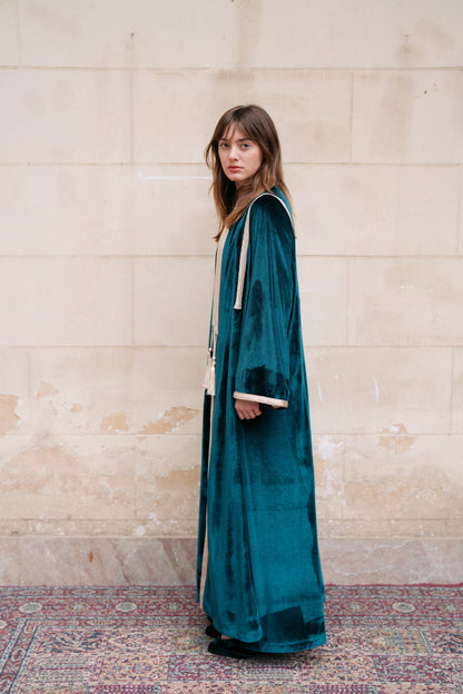 Velvet Detailed Kaftan
