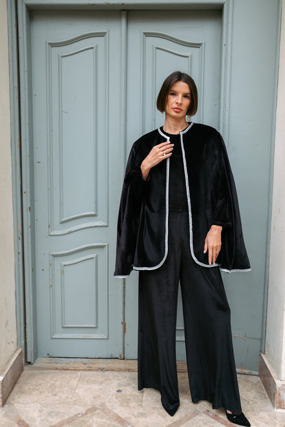 Velvet Cape Kaftan